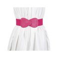 thumbnail image 6 of INSPIRE CHIC 2Pcs Women 8-Shaped Interlock Buckle Waistband Stretchy Elastic Belts, 6 of 7