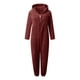 thumbnail image 4 of Puntoco Mujer Manga Larga Con Capucha Mono Pijama Casual Invierno Cálido Rompe Ropa De Dormir Puntoco Puntoco-6573, 4 of 6