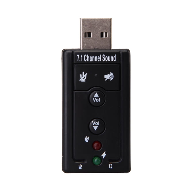 Adaptador De Tarjeta De Sonido De Audio Virtual Ch Externo Usb De 7.1 Canales Para Pc