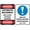 Warning Sign 5, variant on Danger Automatic Garage Door Closes in 3 Minutes Sign, 8"x12" Workplace Metal Tin Sign, Industrial Commercial Safety Sign