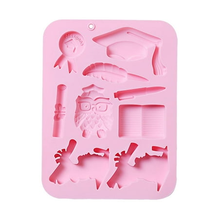 

9 Confucius Institute Graduation Season School Meeting Award Theme Silicone Chocolate Baking Tools Cake for Travel Gym Swimming Camping