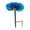 Blue#003, variant on All-in-One Bird Bath & Feeder, Metal Floral Garden Stake, Easy to Install Outdoor Decor, Bird Feeder for Garden, Lawn (Hot Pink)