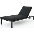 thumbnail image 1 of Noble House Navan Lounge en Aluminium Gris Foncé avec Coussin Gris Foncé, 1 of 43