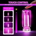 thumbnail image 3 of 2PCS Car USB Night Lights, Touch Dimmable Vehicle Interior Ambient Lamp, Portable Retro Glass LED Light for Auto Decorations, Bedroom, Office, Travel, Camping, Gifts for Women and Men, 3 of 7