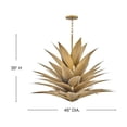 thumbnail image 3 of Fredrick Ramond Fr30816 Agave 12 Light 45" Wide Abstract Chandelier - Gold, 3 of 5