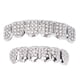 thumbnail image 2 of Juego de brackets dentales de estilo hip hop, de aleación, para decoración de dientes, ideal para fiestas de Halloween y plata., 2 of 14
