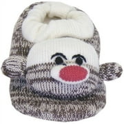 MUK LUKS Sock Monkey Slipper - Brown Tweed