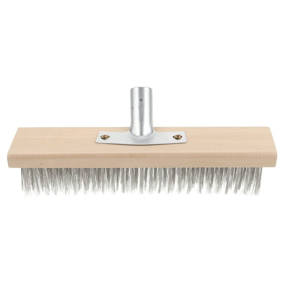 VORCOOL 1Pcs Wire Brush Head Floor Scrubber For Outdoor Cleaning 11.99X4.13X2.36In