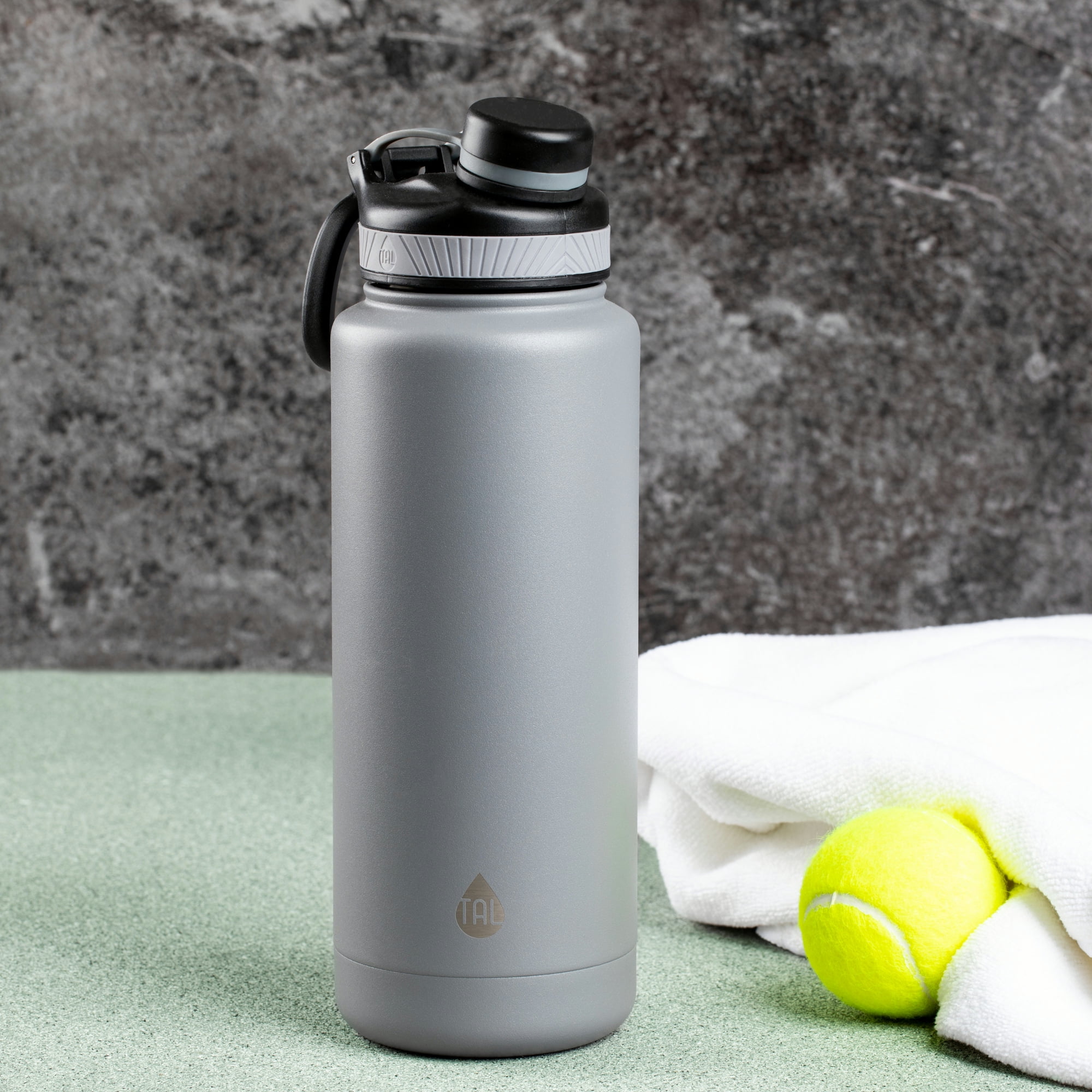 TAL Stainless Steel Ranger Water Bottle 40 fl oz, Gray
