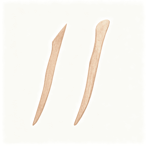 TUWAFE 2Pcs Wood Point Turner,Sewing Seam Marker,Crease Maker for Quilting and Sewing,Patchwork Crimping Seam Presser Tool,Sewing-Tools,Perfect for Crisp Folds and Corners