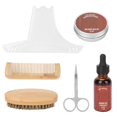 thumbnail image 2 of Kit de cuidado de la barba para hombre, Kit de aseo para el crecimiento, crema de barba, peine, cepillo, tijeras para bigote, 2024, 2 of 5