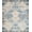Blue Brown Beige, Pattern 18, variant on ODIKA 8'x10' Washable Area Rug Tan Abstract Brushstroke Geometric Interlocking Neutral Navy for Dining Room, Large Office, Lounge, Non-Slip Chair-Friendly Mat