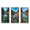 thumbnail image 2 of Designart "Yosemite National Park, California USA s Natural Wonderland" Landscapes Framed Wall Art Set Of 3 - Turquoise Usa Frame Canvas Set For Living Room Decor, 2 of 7