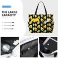thumbnail image 3 of Sigee Flowers Avocado Print Extra Large Waterproof Beach Travel Bag with Zipper - Durable and Versatile for Vacation, Gym, and Daily Use, 3 of 7