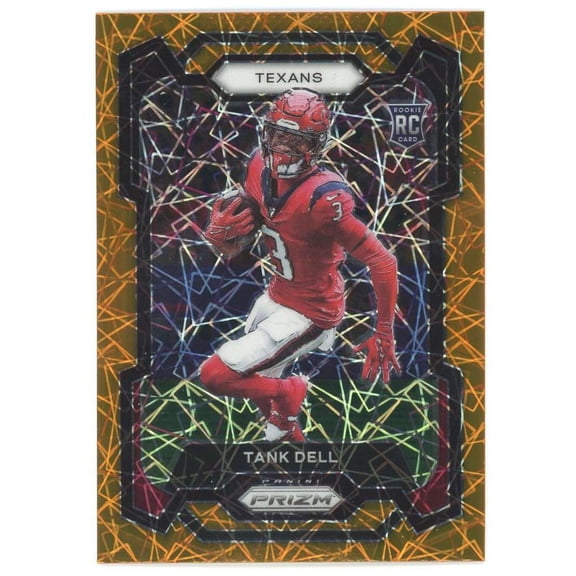 NFL 2023 Panini Prizm Orange Laser Tank Dell #341 (Rookie)