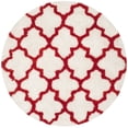 thumbnail image 5 of SAFAVIEH Barcelona Shag Mira Geometric Area Rug, Ivory/Rust, 3' x 5', 5 of 8