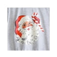 thumbnail image 5 of Seyurigaoka Christmas Unisex Kids Sweatshirt, Santa/Christmas Tree Crewneck Pullover, 5 of 8