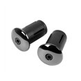 thumbnail image 1 of Soidarity Tapón de extremo de barra de bicicleta ligero, 2 uds., tapa de manillar de bicicleta duradera para bicicleta de montaña, bicicleta de Ciclismo Negro Soidarity OD009825-01, 1 of 6