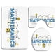 thumbnail image 1 of ABPHQTO Aula de Matemáticas Matemáticas Estilizadas Palabra Gráfica Símbolos de ciencia Juego de alfombras de baño de 3 piezas Alfombra de baño Alfombra de contorno y tapa de inodoro, 1 of 2