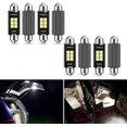 thumbnail image 1 of GFDYREE 8 PCS Car LED Car Bulb Kit Set, 39mm High Brightness Car LED Reading License Plate Light, Error Free LED Double Tip Light for Interior Map Dome Lights and License Plate Courtesy Ligh, 1 of 7