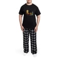thumbnail image 5 of CafePress - Snail Pulling Wagon With Sloth Men's Dark Pajamas - Men's Dark Loose Fit Cotton Pajama Set, 5 of 7
