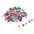 thumbnail image 1 of Assorted Color Pegs, Small Paper, Brass Paper Fasteners, Pastel Colored 5x5x10mm, 1 of 8