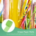 thumbnail image 5 of Uxcell 8-Rolls Crepe Paper Streamer, 656ft Crepe Streamers for Christmas Supplies [Fruit Green-1.8 Inch x 82 Ft/Roll], 5 of 8