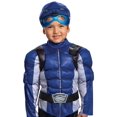 thumbnail image 2 of Kid Power Rangers Costume de Ranger Bleu Beast Morphers-Classique, 2 of 2