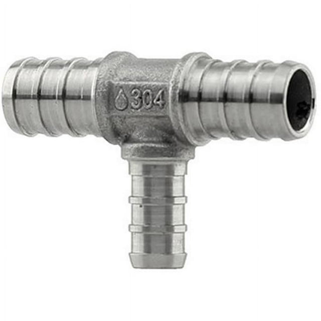 Boshart PE-PS-T070705 T-Shirt en Acier Inoxydable 0.75 x 0.5 x 0.5 Po