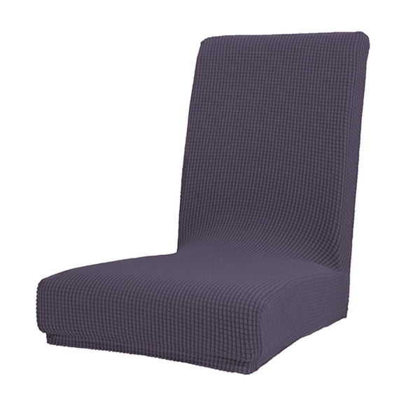 Housses de Siège pour Chaises de Salle à Manger, Housses Extensibles Bleu Foncé en Tissu Lavable, Protège-Chaises de Cuisine, Housses de Siège de Chaise de Cuisine