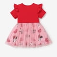 thumbnail image 2 of Disney Toddler Girl Dress Mickey and Minnie Princess Tutu Party Dress Valentines Outfits Sizes 2-6, 2 of 6