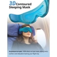 thumbnail image 4 of Almohada de viaje Inspieyes para aviones con máscara de ojos Lake Blue, 4 of 7