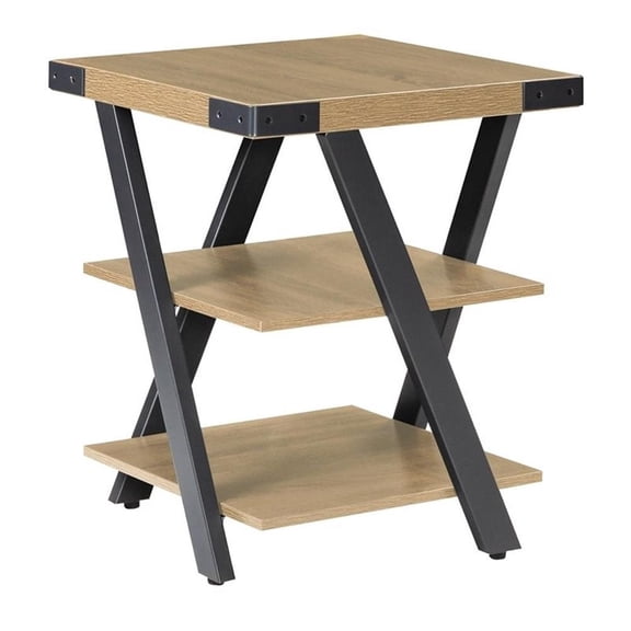 Mirella End Table in Sand Dune
