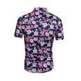 thumbnail image 2 of Lars Amadeus Men's Shirts Short Sleeve Floral Print Point Collar Hawaiian Shirt, 2 of 4