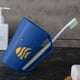 thumbnail image 4 of 1 Portacepillos de dientes, vaso para agua de ducha, vaso para cepillo de dientes con asa, vaso para enjuague bucal, vaso para pasta de dientes de viaje, práctico vaso de almacenamiento, vaso de plást, 4 of 6