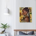 thumbnail image 4 of Nawypu Framed Black Women Girl Wall Art Teen Black Girl Pictures Black Girl Inspirational Poster African American Wall Art for Black Girls Bedroom Wall Decor Ready to Hang, 4 of 5