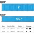 thumbnail image 4 of LAICAIW 6FT Reflective Dog Leash with Soft Padded Handle for Training,Walking Lead for Large & Medium Dog,1 Inch Wide,SkyBlue, 4 of 6