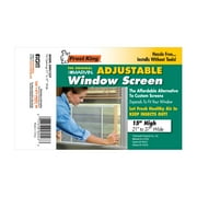 Frost King® AWS1537/6W W.B. Marvin Adjustable Window Screen, 15 High with Wood Frame, Fits Windows 21 - 37 Wide