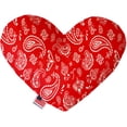 thumbnail image 2 of Mirage Pet 1257-CTYHT6 Red Western Canvas Heart Dog Toy - 6 in., 2 of 2
