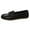 Black, variant on Rokment Womens Classic Slip on Penny Loafers 2026 Spring Fall Fashion Soft Leather Dress Shoes Comfy Casual Non Slip Walking Flat for Business Work Black Size 6.5