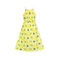 thumbnail image 3 of Girls Dress Yellow Leaf Sleeveless Summer Party 6 Years, 3 of 6