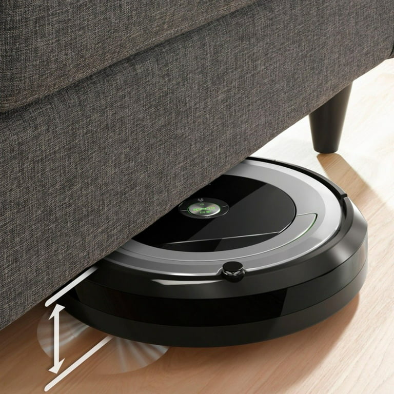 pegefinger eksil Slip sko iRobot Roomba 690 App-Controlled Robot Vacuum - Black/Silver (Used) -  Walmart.com
