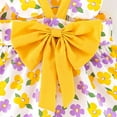 thumbnail image 4 of LEEy-world Robes de Filles Enfants en Bas Âge Bébé Filles Printemps Été Imprimé Cosplay Volant Manches Courtes Cosplay Volant Dentelle Robe de Spectacle Sans Manches, Jaune, 4 of 5