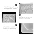 thumbnail image 4 of MRLESS Resin Jewelry Molds Silicone Casting Mold Set for Epoxy Clay Crafting, 2 Flexible Pieces, 4 of 6