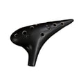 thumbnail image 1 of Ocarina de 12 agujeros, Ocarina de cerámica Alto C, con correa para el cuello, idea de regalo para músico principiante, fácil de aprender, 1 of 5