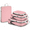 Pink, variant on 4 Set Compression Packing Cubes for Travel Expandable Luggage Organizers Bags for Carry on Suitcases