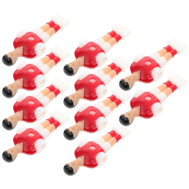 LEEYNEER 10 Pcs Football Machine Player Toys Foosball Soccer Game Kids Replacement Table Plastic Players Child