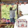 thumbnail image 5 of XMMSWDLA Memorial Day Placemat Patriotic Freedom Stars Place Mats 4th of July Veterans Plastic Table Mats Independence Day Holiday Table Placemats for Indoor Outdoor Party Dining, 5 of 5