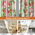 thumbnail image 5 of Lfeey Pink Blackout Curtains for Kids Bedroom, Grommet Curtains, Strawberry Print, 42x63 inch, 2 Panels, 5 of 6