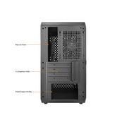 Cooler Master MasterBox Q300L Micro-ATX Tower with Magnetic Design Dust Filter, Transparent Acrylic Side Panel, Adjustable I/O & Fully Ventilated Airflow, Black (MCB-Q300L-KANN-S00)